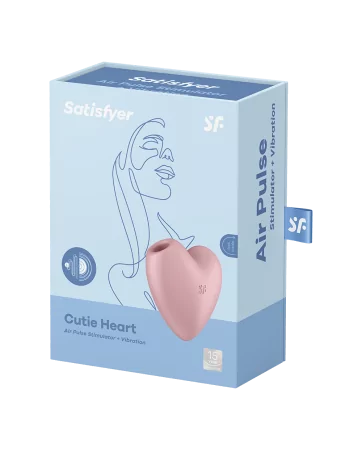 Cuttie Heart USB Clitoris Stimulator - CC597796 Satisfyer