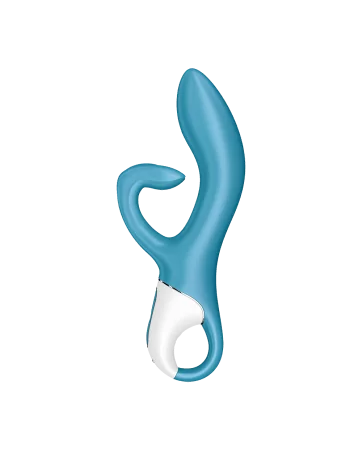 Vibromassaggiatore rabbit blu USB Embrace Me Satisfyer - CC597792