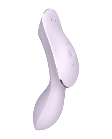 2 in 1 USB purple Curvy Trinity 2 Vibrator and Clitoris Stimulator Satisfyer - CC597788
