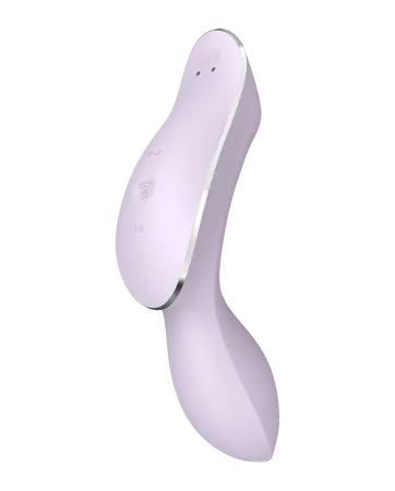 2-in-1 Vibrator und Klitorisstimulator USB Lila Curvy Trinity 2 Satisfyer - CC597788