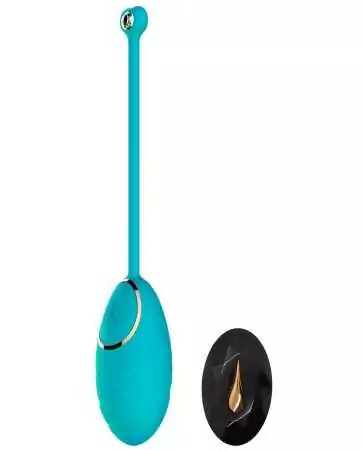 Blue vibrating egg with USB remote control - DAISYBLUE