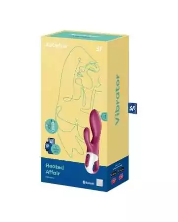 Rabbit USB Connected Red Heated Affair Satisfyer - CC597783