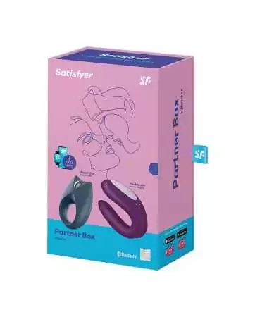 Cofanetto 2 sex toys connessi Partner Box 2 Satisfyer - CC597769