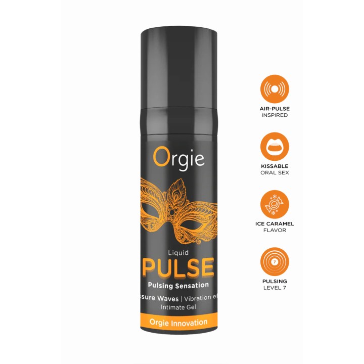 Gel stimulant embrassable Liquid Pulse - Orgie