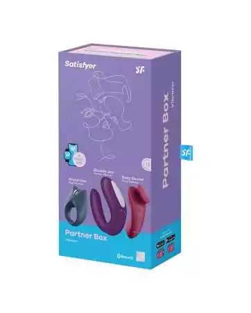 Cofanetto 3 sex toys connessi Partner Box 3 Satisfyer - CC597770