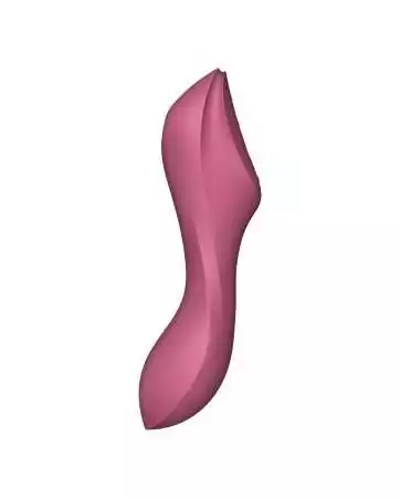 2 in 1 Stimolatore del clitoride e vibratore Curvy Trinity 3 rosso Satisfyer - CC597772