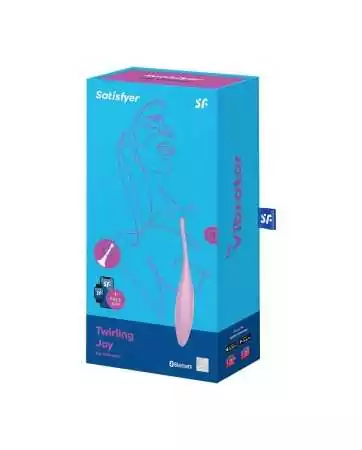 Stimulierer mit USB-Anschluss in Rosa, Twirling Joy Satisfyer - CC597758