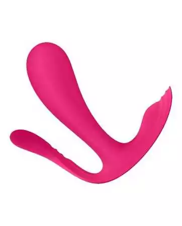 3 in 1 Pink Connected Vibrators and Clitoral Stimulator Top Secret Satisfyer - CC597755