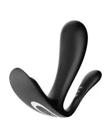 3-in-1 Vibrator und schwarzer verbundener Klitorisstimulator Top Secret Satisfyer - CC597754