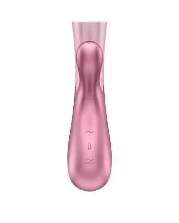 Vibromassageador coelho rosa aquecido USB conectado Hot Lover Satisfyer - CC597747