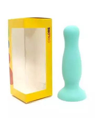 Suction cup anal plug in pastel green, size M - A-001-M-GRN