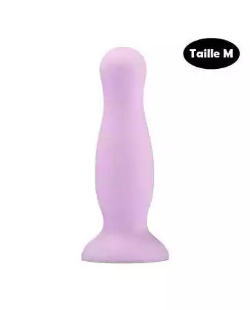 Plug anal com ventosa em violeta pastel, tamanho M - A-001-M-PUR