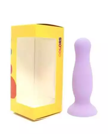 Plug anal ventouse violet pastel taille S - A-001-S-PUR