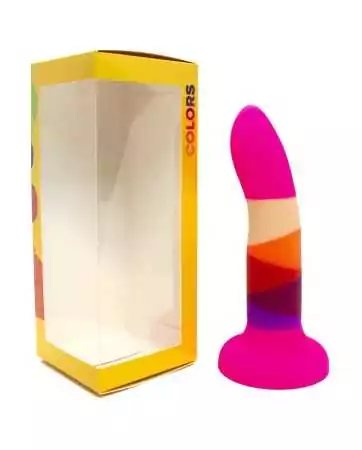 Suction cup dildo 6 colors pink - DO-051-S-7