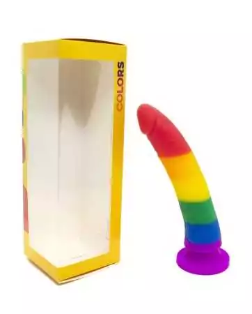 Suction cup dildo multicolor size S - DO-045-RAI-S