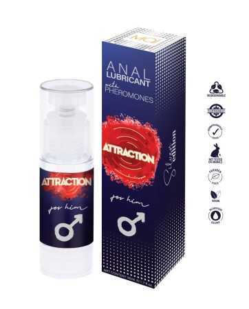 Lubricante anal con feromonas para hombres - Attraction19873oralove