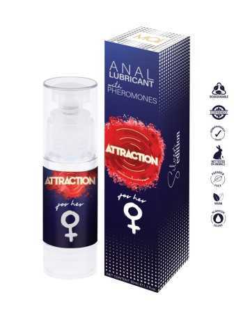 Lubricante anal con feromonas para mujeres - Attraction19874oralove