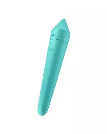 Connected turquoise USB Ultra Power Bullet 8 Vibrator - CC597744 Satisfyer