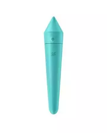Connected turquoise USB Ultra Power Bullet 8 Vibrator - CC597744 Satisfyer