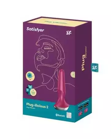 Plug anal Vibrator mit USB-Verbindung iLicious 2 Berry Satisfyer - CC597276