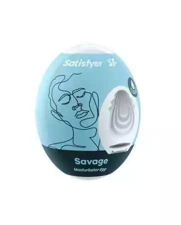 Oeuf masturbateur flessibile Savage Satisfyer - CC597415