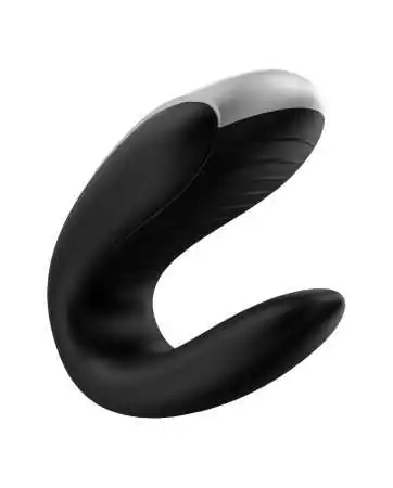 USB-connected vibrating couple's sex toy Double Fun black - CC5972560010