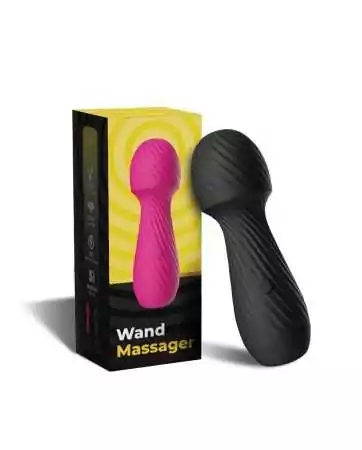 Massageador vibratório Wand preto potente - USK-W03BLK
