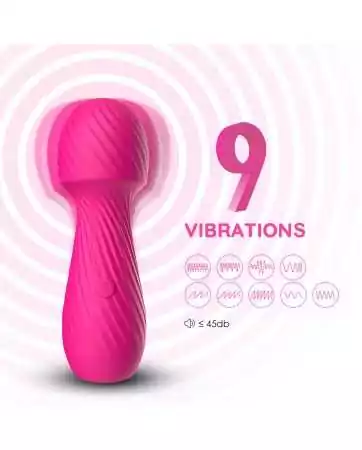 Powerful Rose Wand Massage Vibrator - USK-W03PNK