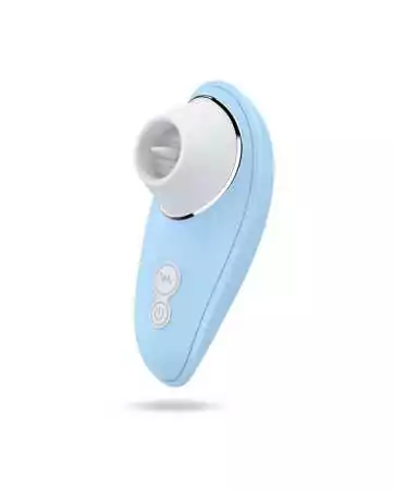 Blue vibrating tongue vibrator for cunnilingus - BOZ-005BLU