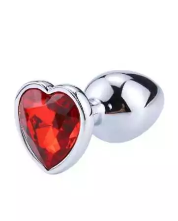 Plug coração de bijuteria em alumínio, bijuteria vermelha Small - RY-013RED