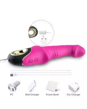 Vibrador rosa Ponto G Joy Blade com vibrações potentes - USK-V14PNK