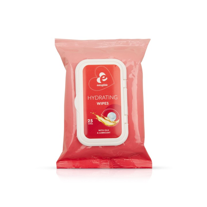 25 lingettes hydratantes avec lubrifiant et huiles - EasyGlide