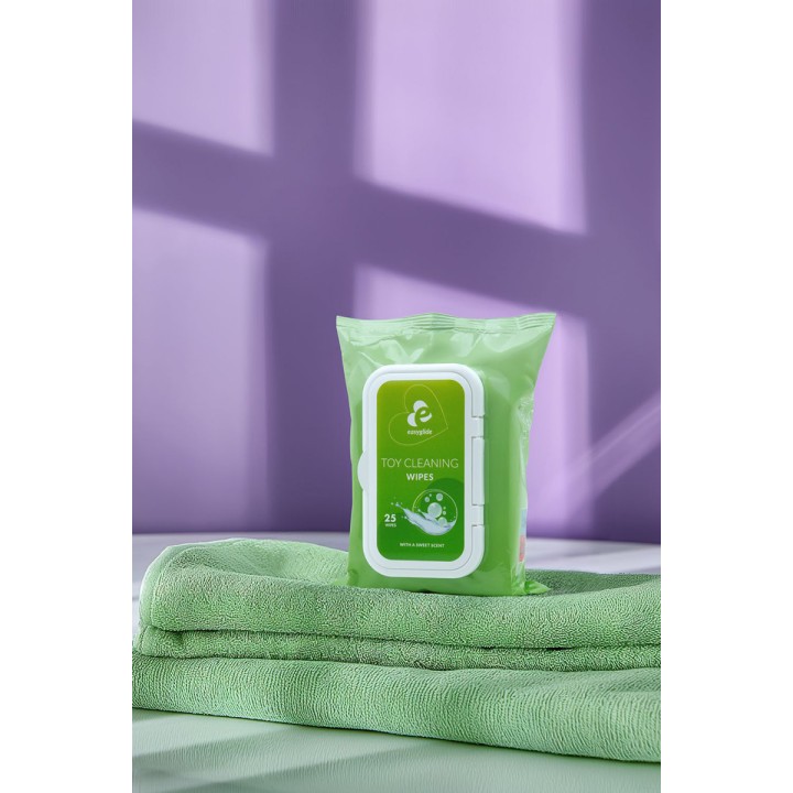 25 lingettes Lingettes nettoyantes pour sextoys - EasyGlide