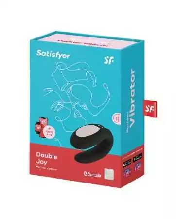 Black Double Joy connected stimulator Satisfyer - CC5972420010