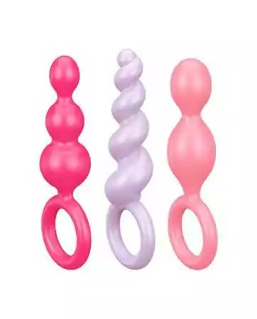 Set di 3 plugs Satisfyer colore Booty Call - CC597160