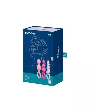 Set mit 3 Satisfyer Plugs in der Farbe Booty Call - CC597160