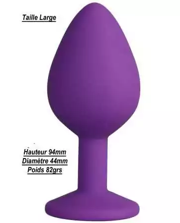 Large purple jewelry plug - DB-RY069PUR