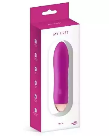 Massageador vibratório rosa liso 7 velocidades USB - CC5740160050