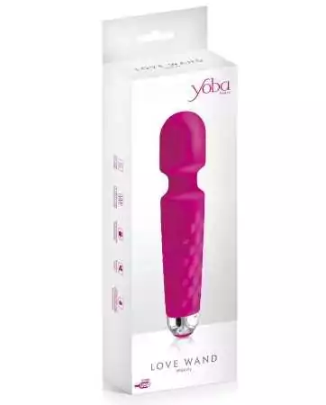Massaggiatore vibrante rosa a bacchetta con 20 velocità USB - CC5310500050