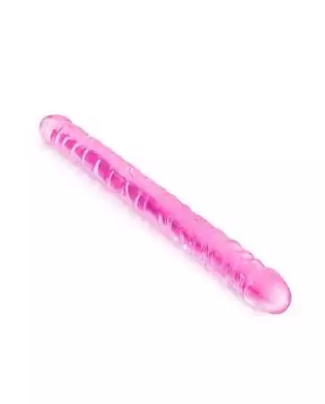 Dildo duplo de gelatina rosa 34cm - CC5701341050