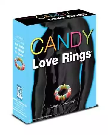 Set mit 3 Bonbon-Cockringen Candy - CC501007