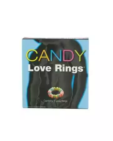 Conjunto de 3 cockrings doces Candy - CC501007