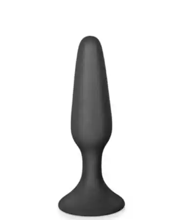 Plug anale nero 11,5 cm con ventosa - CC5700401010