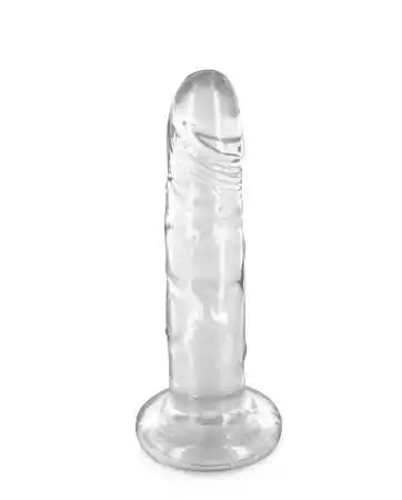 Dildo dong jelly transparent suction cup 18cm - CC570121