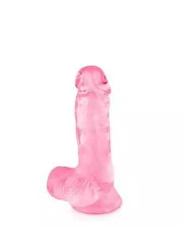 Goditi il dildo rosa con ventosa taglia S 15.3cm - CC570129