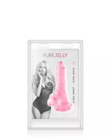 Jelly rose dildo with suction cup size XS 13cm - CC570127