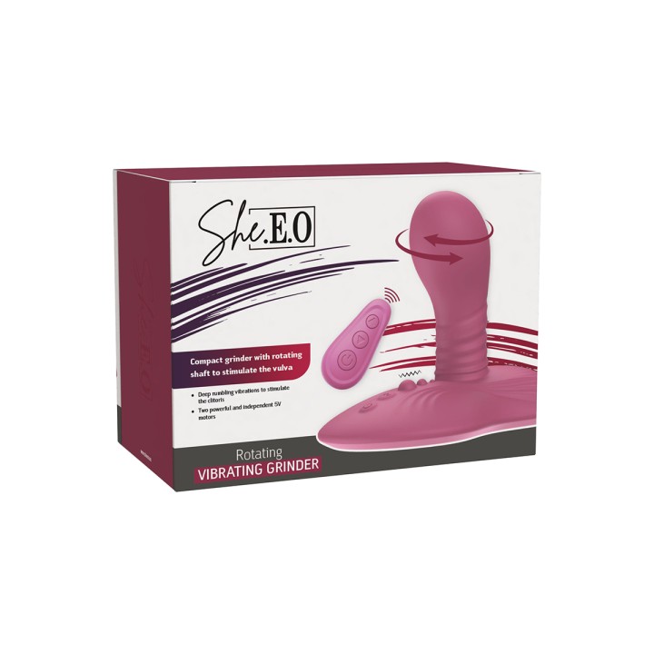 Stimulateur Grinder rotatif double moteur - She.E.O