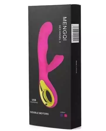 Vibrador rabbit USB rosa ponto G - CR-VA015