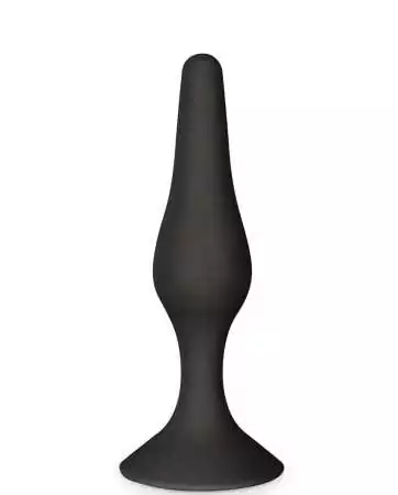 Black suction cup anal plug size M - CC5700892010
