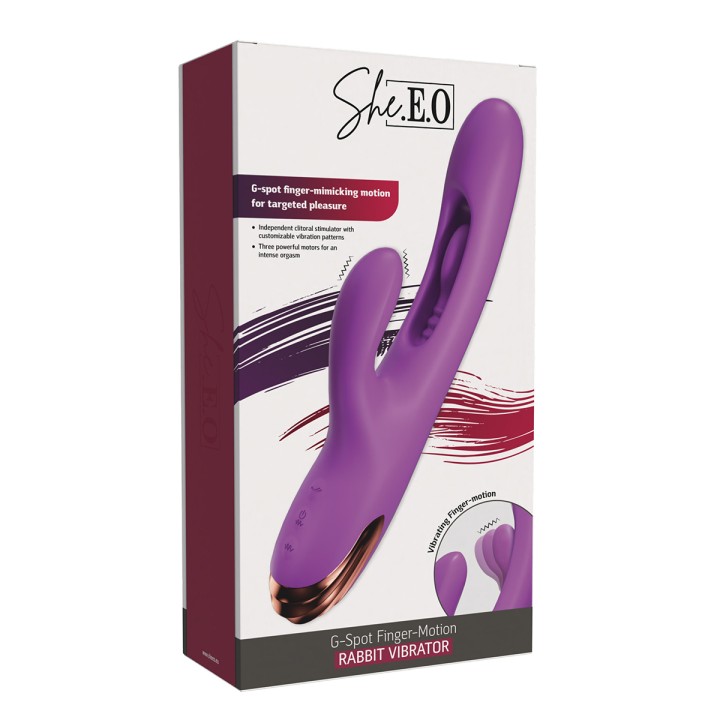 Vibro Rabbit mouvement caressant point G - She.E.O